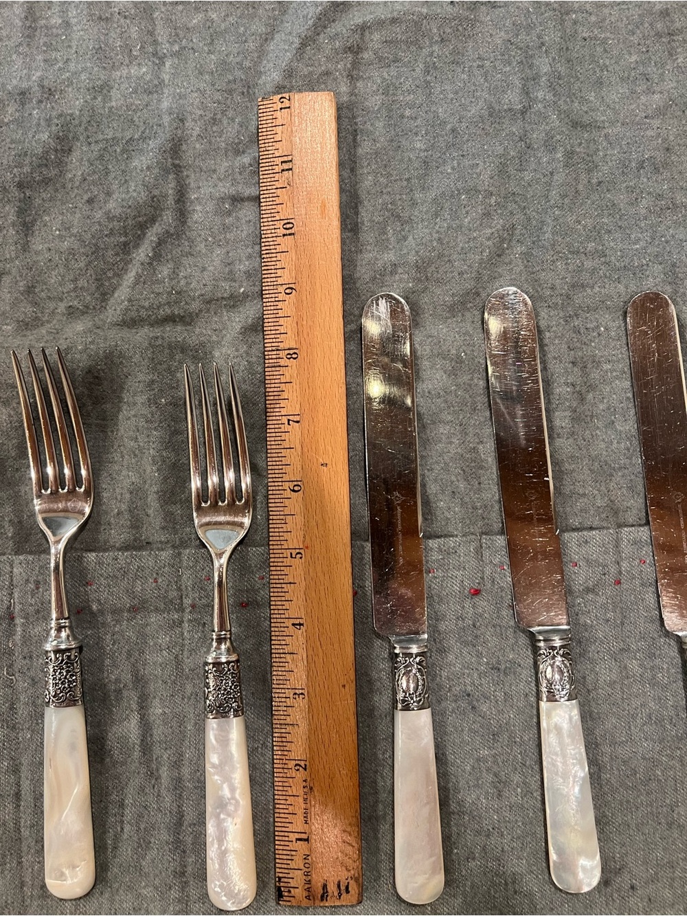 Medford Cutlery Mother of Pearl Handle Flatware Set